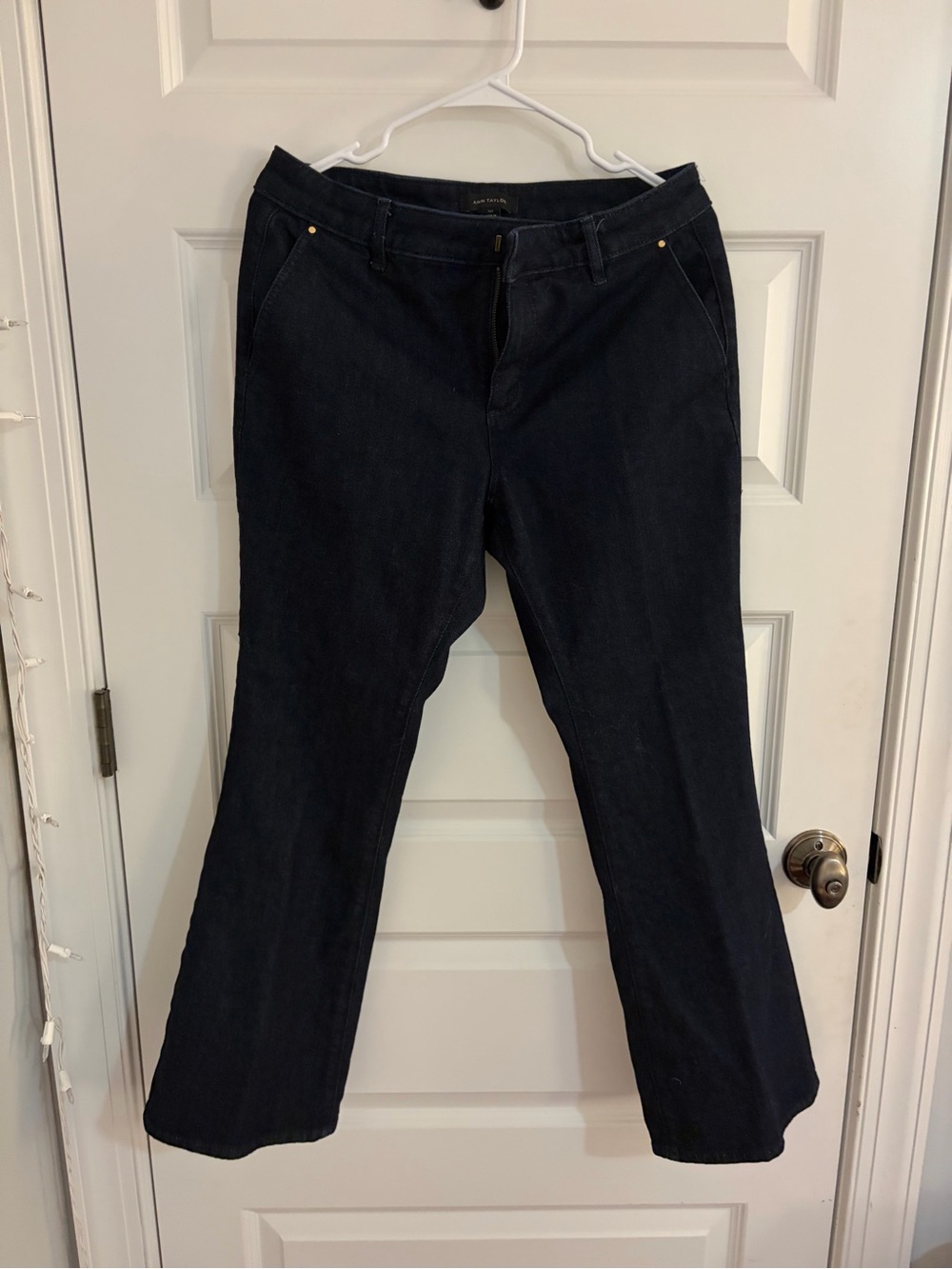 Ann Taylor Dark Navy Denim Pants